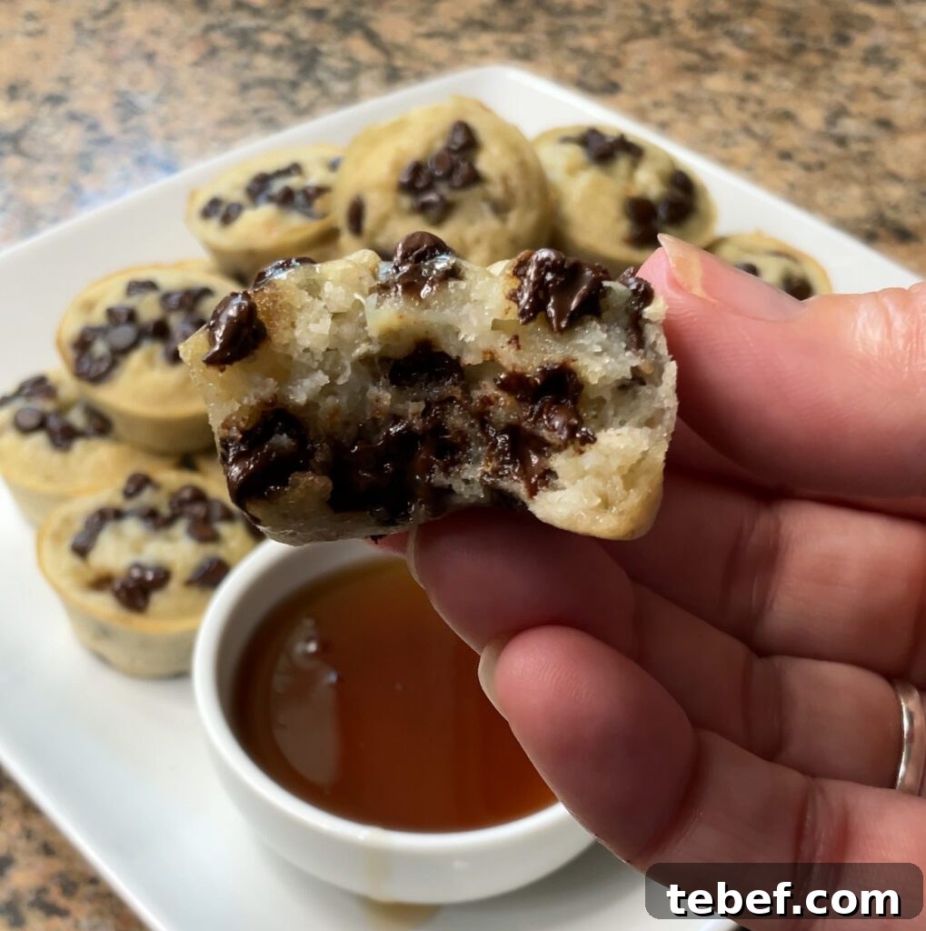 Banana Chocolate Chip Mini Muffins