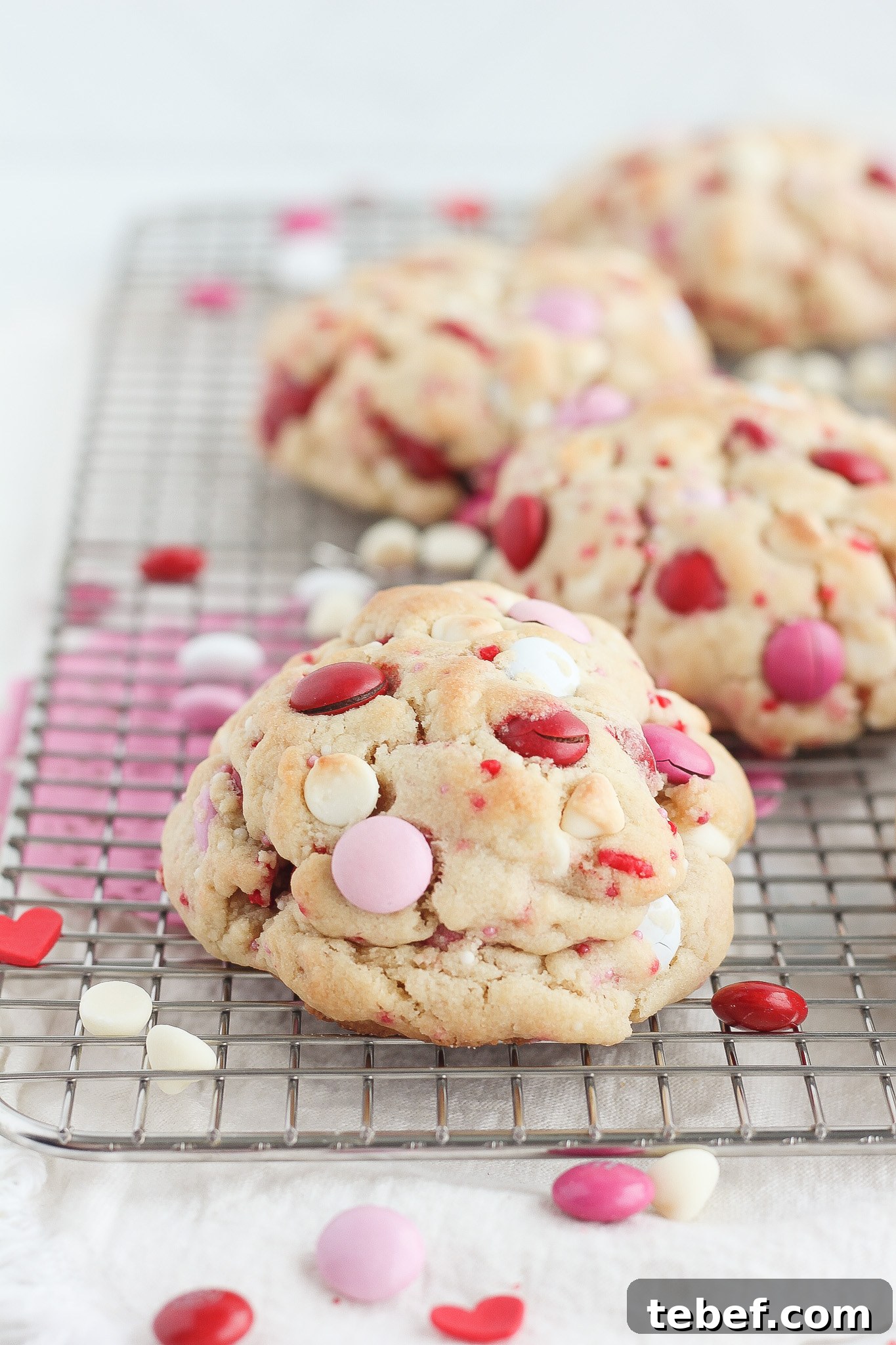 Giant Valentine cookies