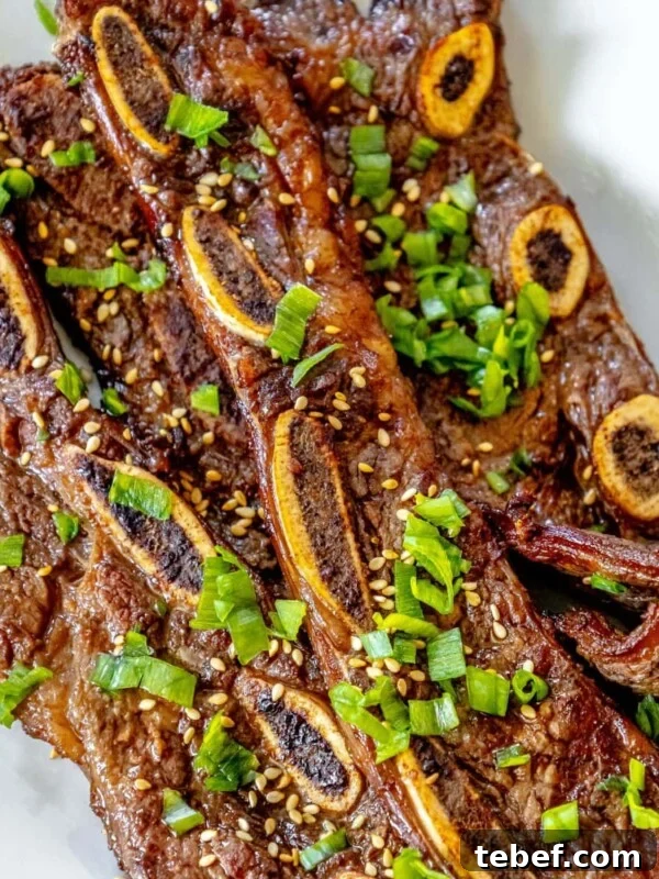 Garlic Butter Shrimp Scampi Recipe for Quick Weeknight Meals 12 picture of korean grilled flanken ribs on a plate