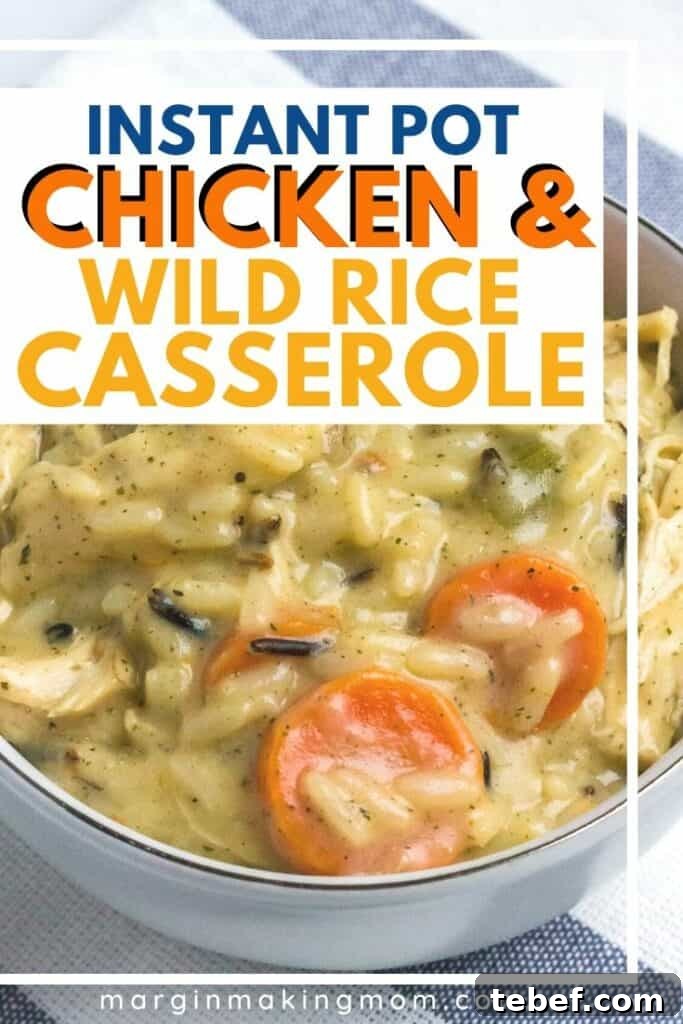 Creamy Instant Pot Chicken with Wild Rice Casserole 10 img 8012 11