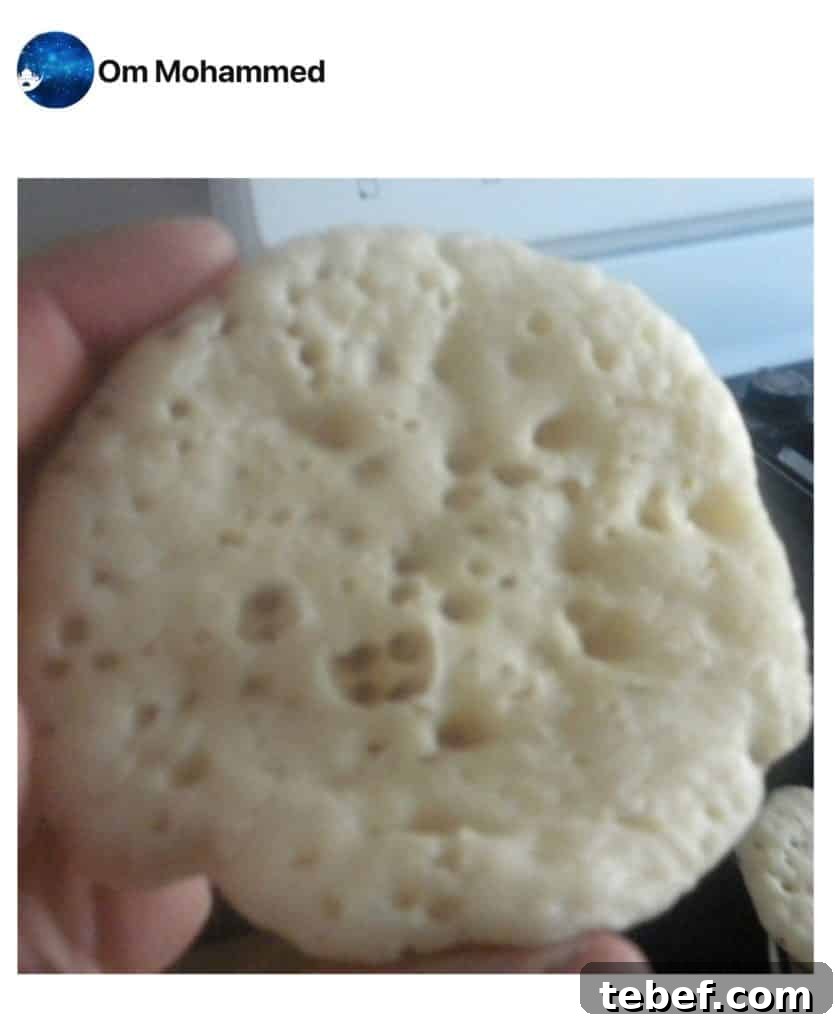 A close up of food, with Qatayef made by a fan