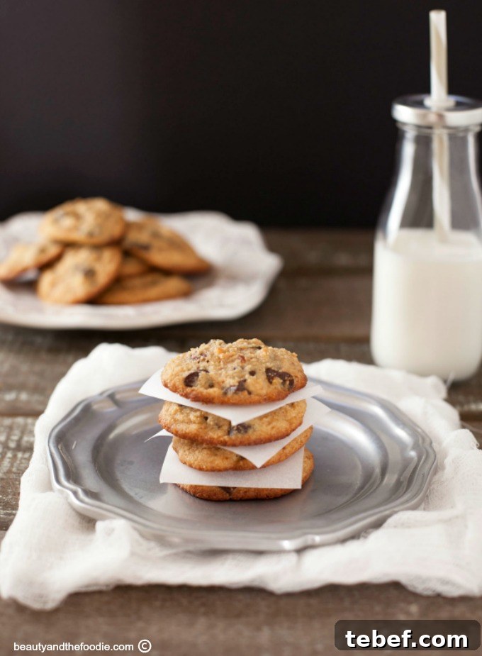 Paleo Chocolate Chip Cookie Recipe: Gluten-Free Treat 2 Best Chocolate Chip Cookies Paleo & Low Carb Version. Super tasty, grain free cookies with a sugar free version