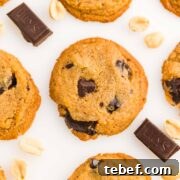 Keto Salted Chocolate Chunk Peanut Butter Cookies
