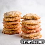 Low Carb Iced Oatmeal Cookies