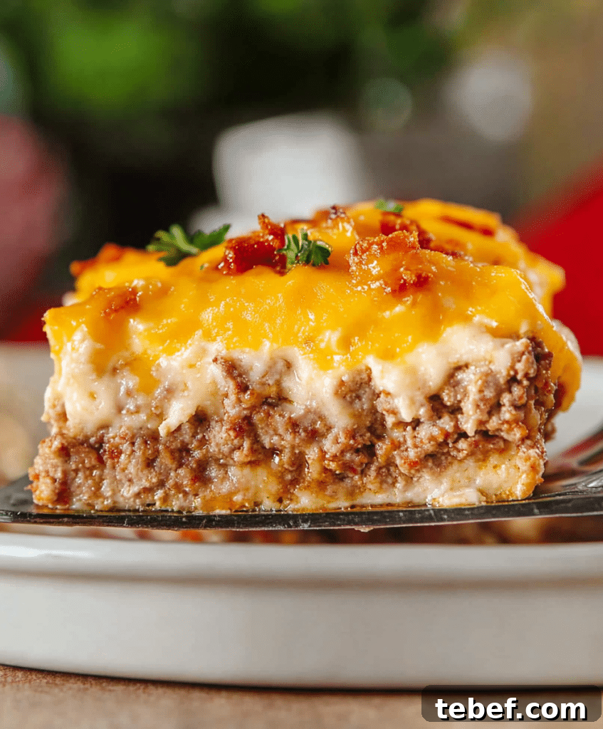 Cheesy Meatloaf Casserole with Loaded Potato Topping Recipe 6 Cheesy Loaded Meatloaf Casserole