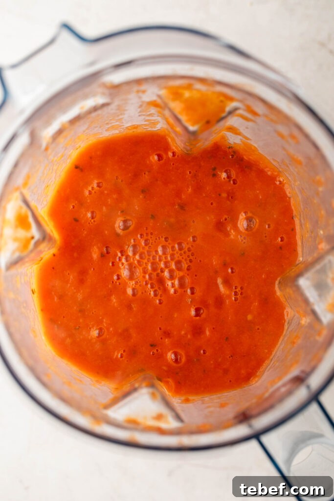 Creamy Sheet-Pan Roasted Tomato Soup Recipe 10 creamy roasted tomato soup ingredients blended until smooth