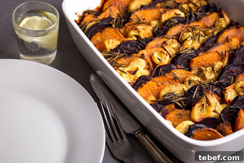 Slow-Roasted Root Vegetable Tian Recipe for Fall Sides 4 Slow roasted root vegetable tian