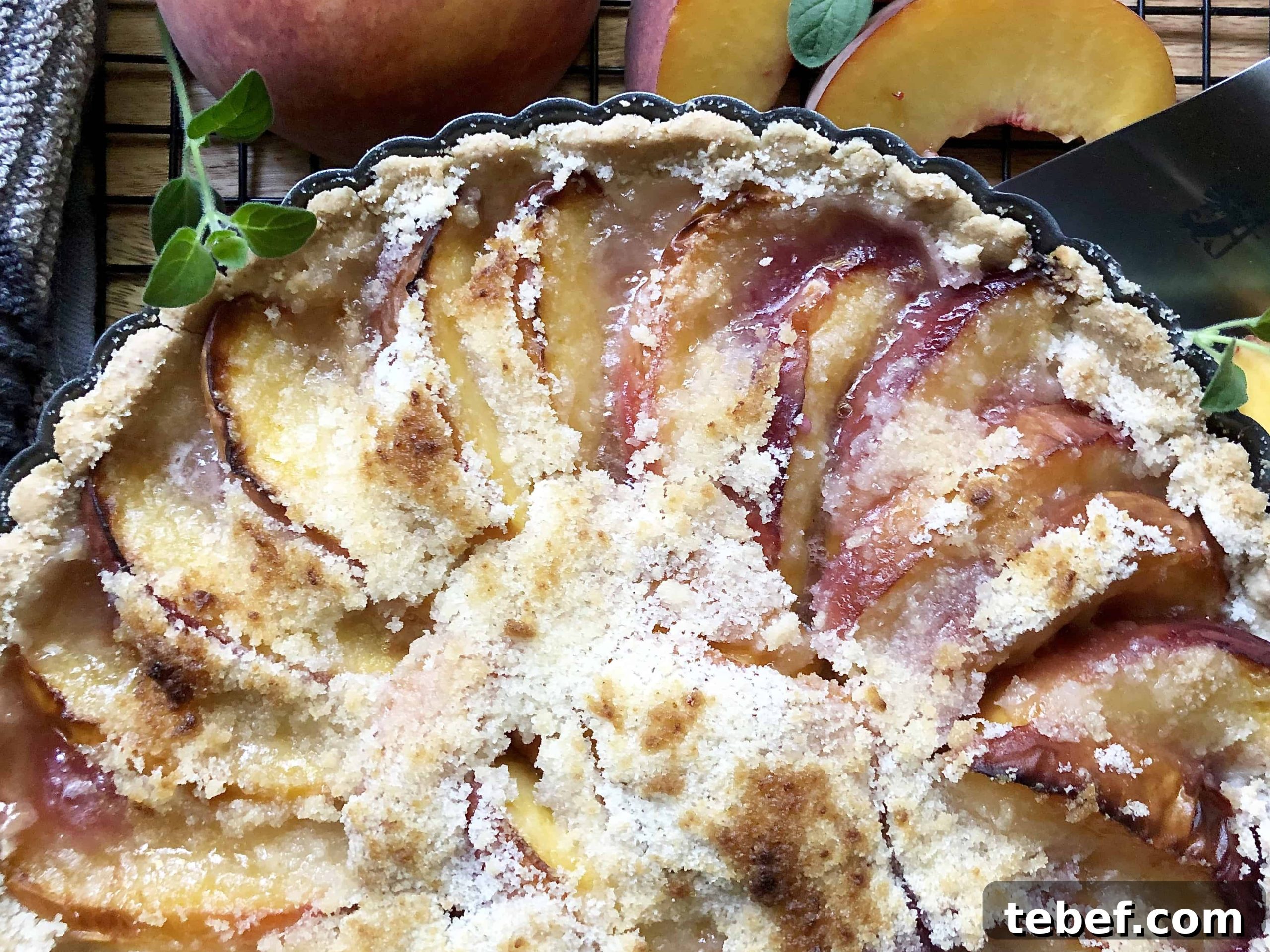 Peach Tart Recipe — Gluten-Free or Classic Version 16 gluten-free (or not) peach tart