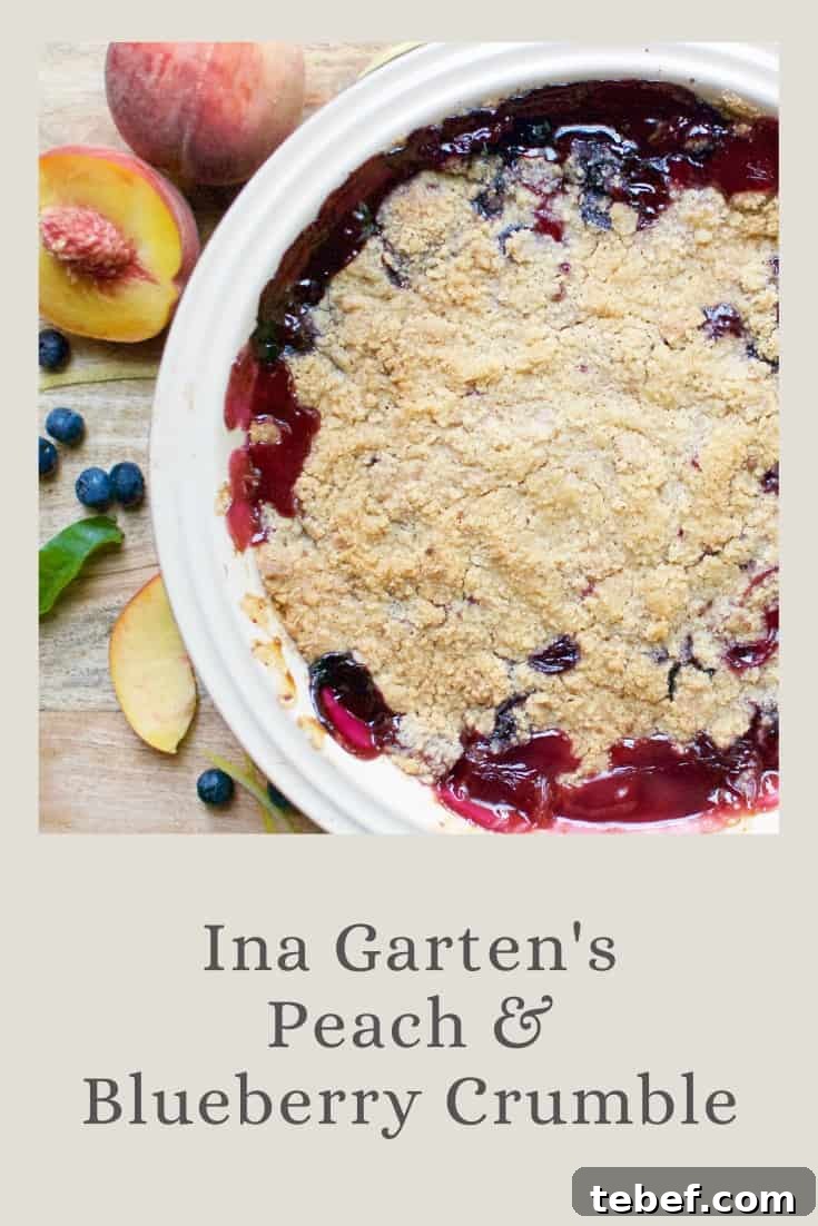 Peach Tart Recipe — Gluten-Free or Classic Version 22 ina garten’s peach & blueberry crumble