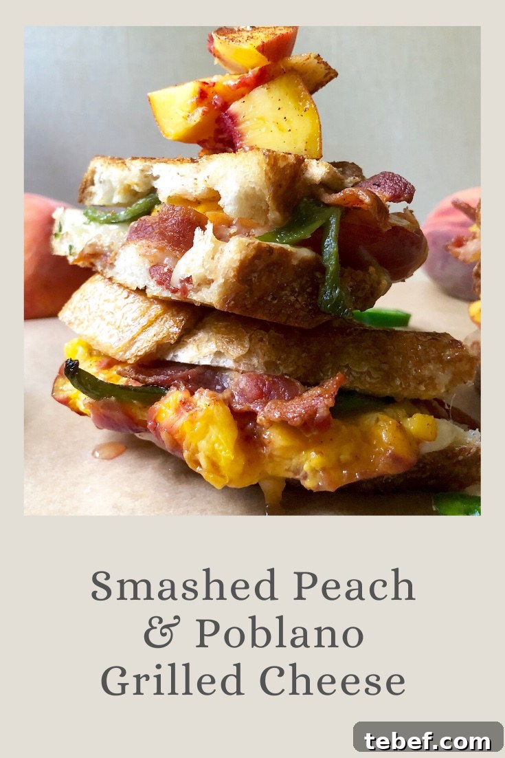 Peach Tart Recipe — Gluten-Free or Classic Version 24 smashed peach & poblano grilled cheese