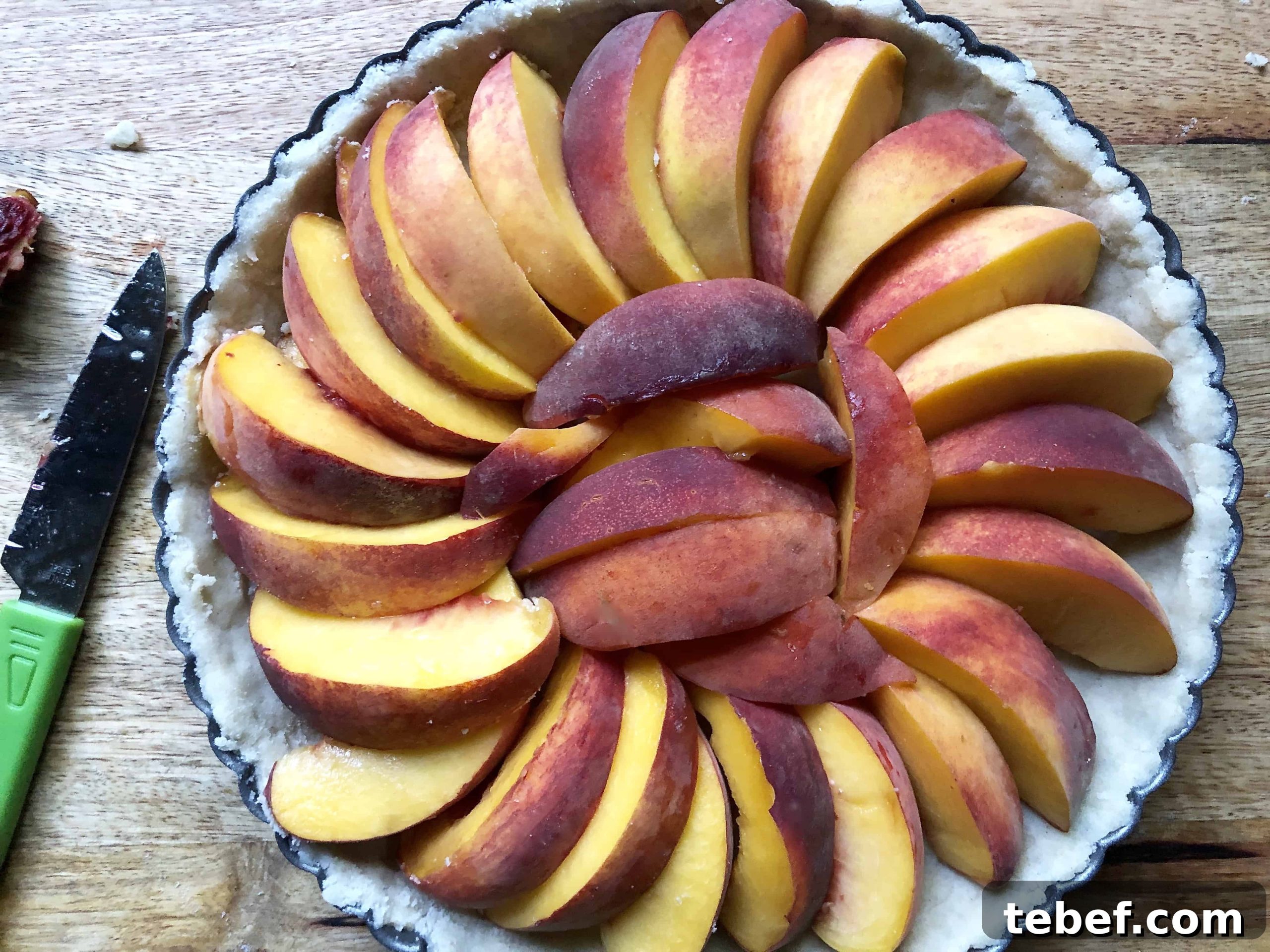 Peach Tart Recipe — Gluten-Free or Classic Version 8 gluten-free (or not) peach tart