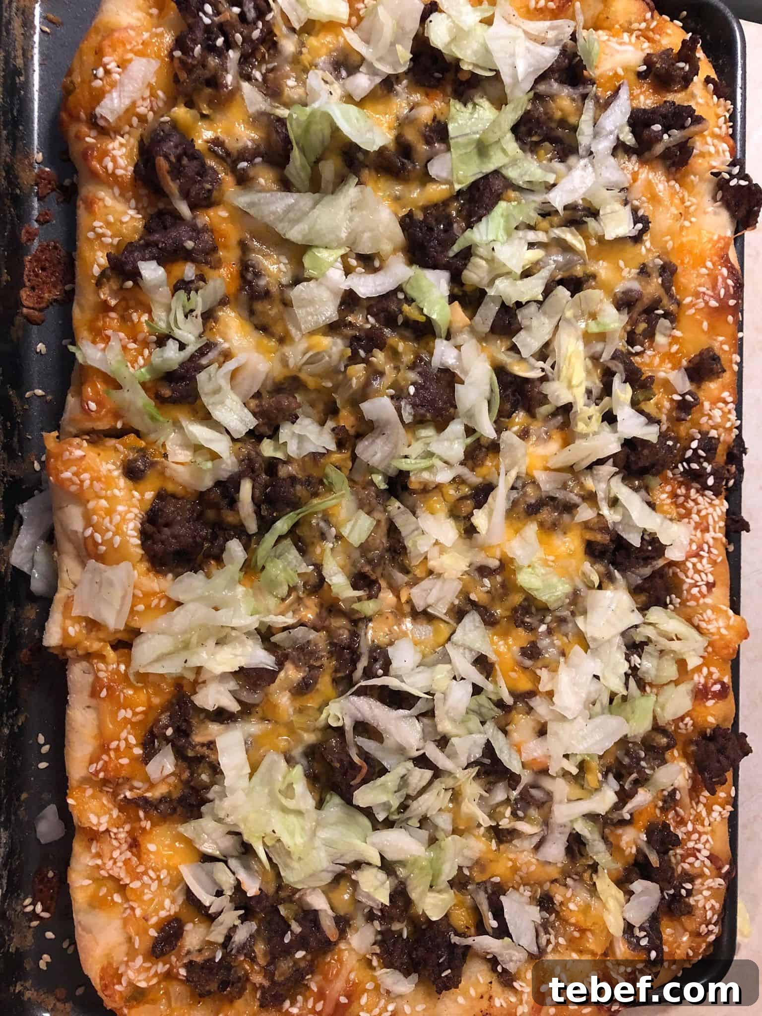 big mac pizza