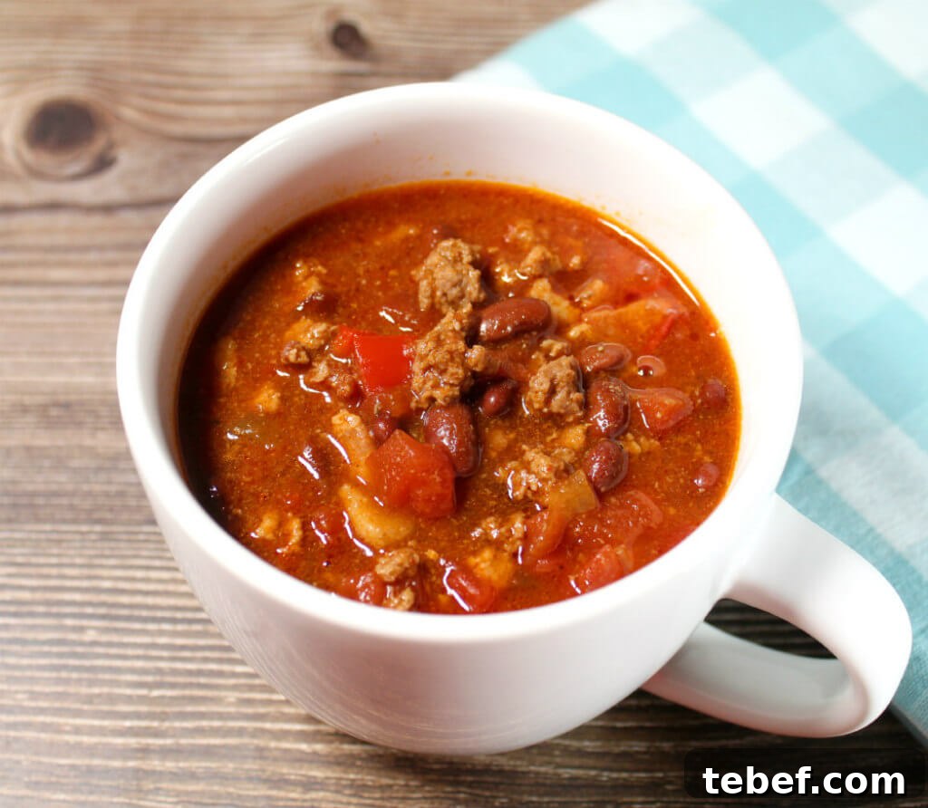 Low-Carb Beef and Bacon Chili1