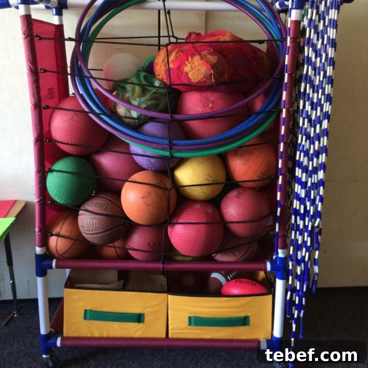 Recess game cart