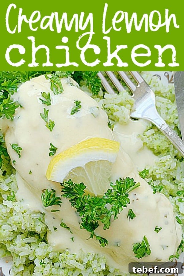 Creamy Lemon Chicken | Foodtastic Mom #creamylemonchicken #chickenrecipes #lemonchicken