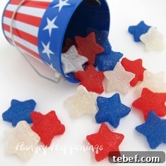 Red White and Blue Gumdrops | 25+ Patriotic Treats