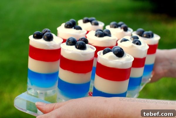 Patriotic Push Pops | 25+ Patriotic Treats