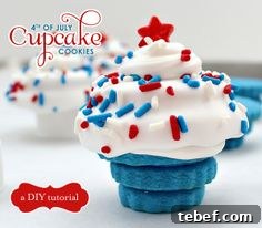Cupcake Cookies | 25+ Patriotic Treats