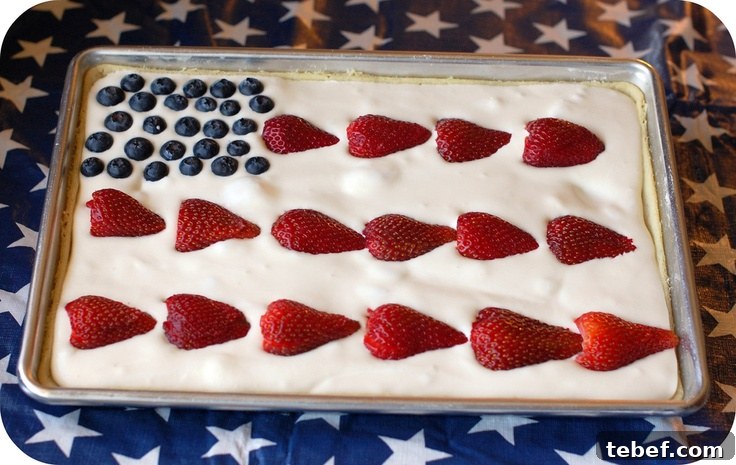 All American Fruit Flag | 25+ Patriotic Treats
