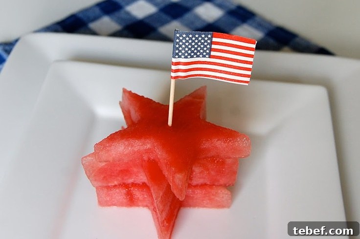 Watermelon Stars | 25+ Patriotic Treats