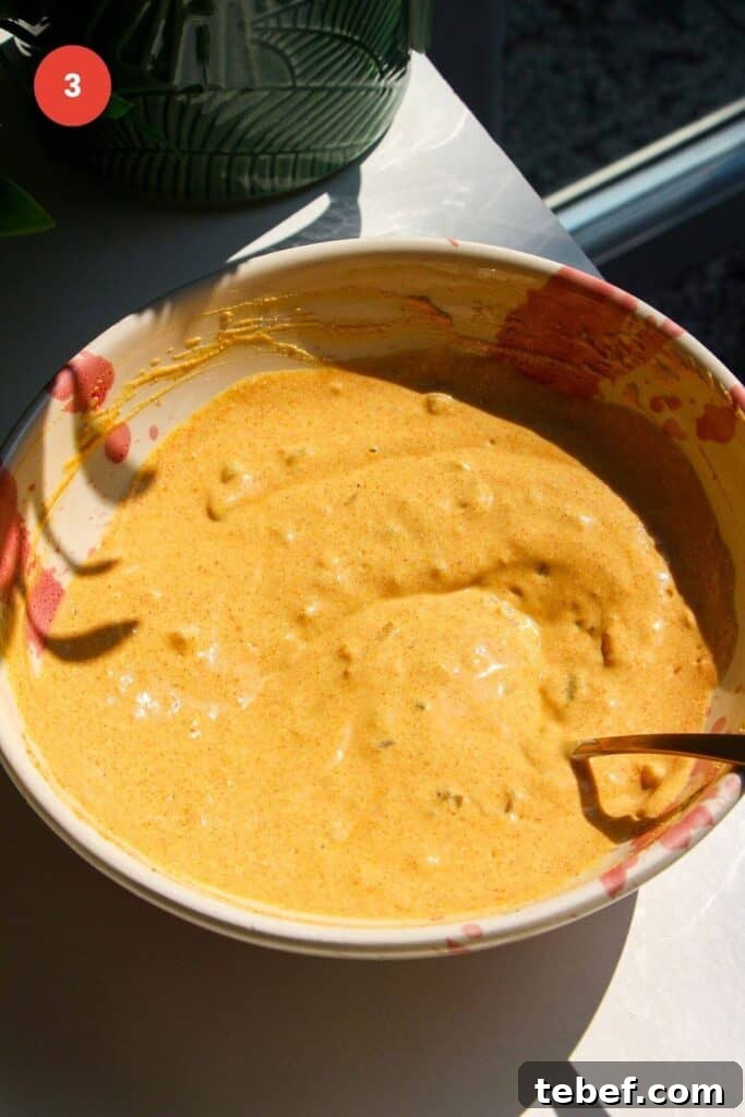 Burger sauce in a small bowl.