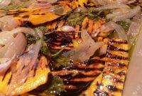 Griddled Sweet and Sour Marinated Pumpkin
