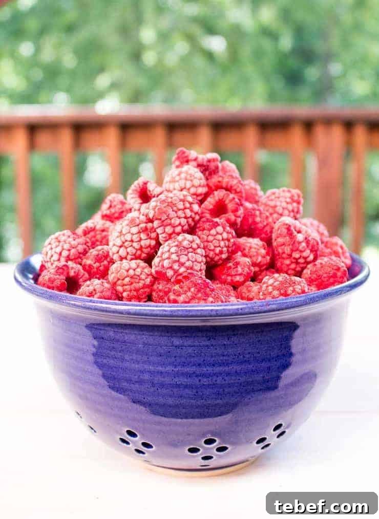 Freeze your fresh raspberries and make them last all year long. beyondthechickencoop.com