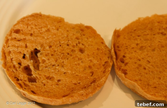 Cider vinegar muffin, crumb shot
