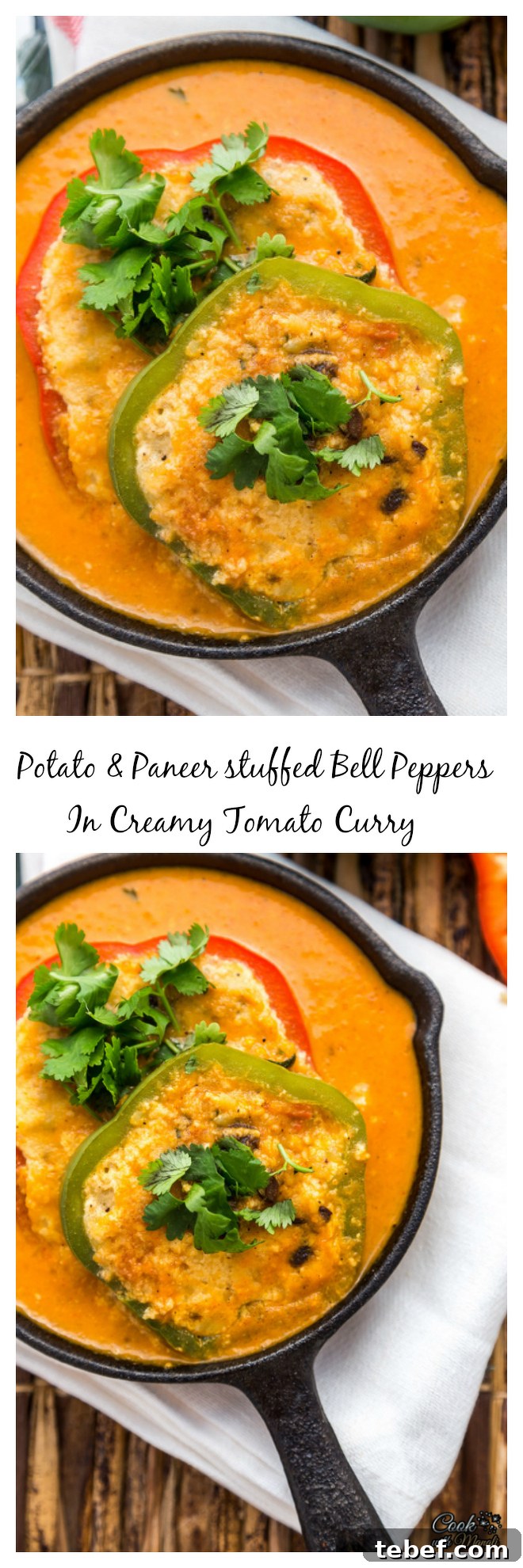 Potato-Paneer-Stuffed-Bell-Peppers-In-Tomato-Curry-Collage